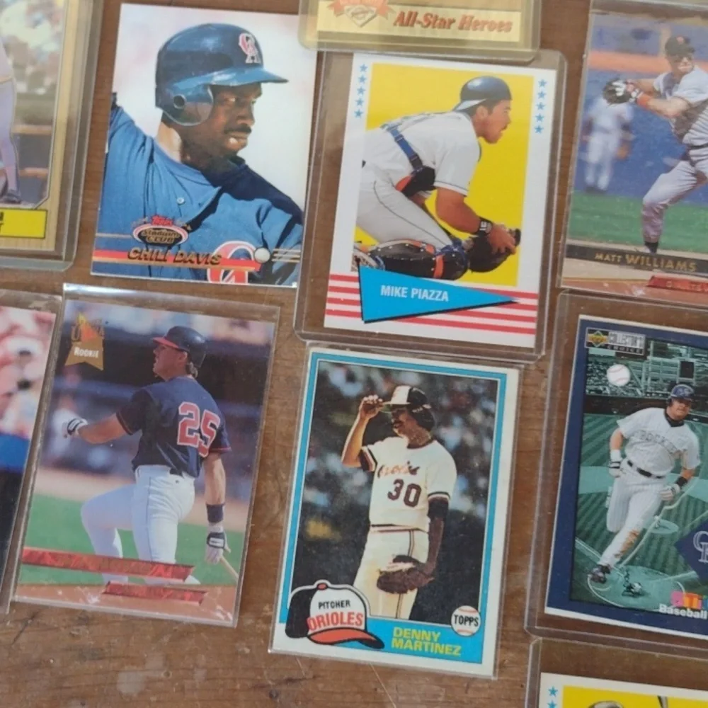Assorted Baseball Trading Cards Collection